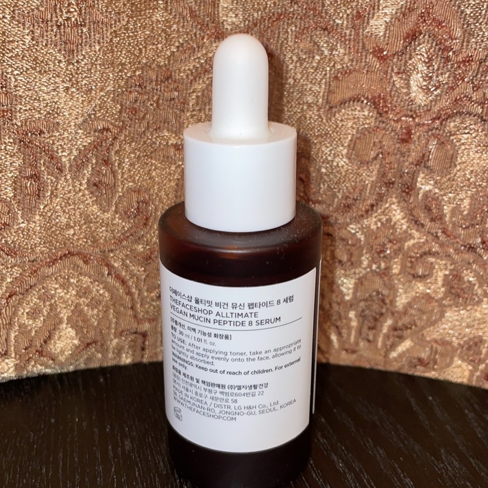 NWT THE FACE SHOP.  Vegan Mucin Peptide 8 Serum. - Picture 2 of 2